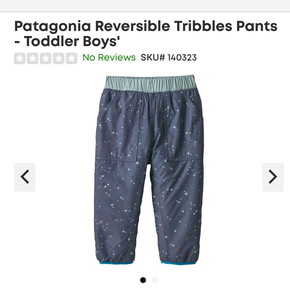 Patagonia Reversible Boys Pants